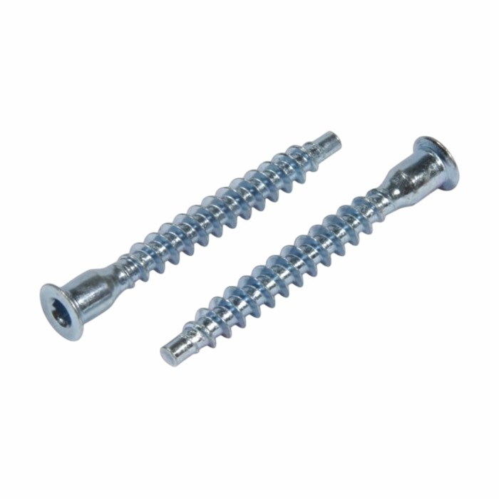 Plokščios galvos patvirtinimo baldų varžtas